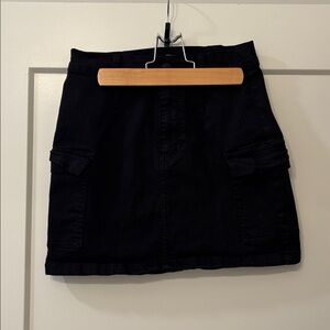 PACSUN BLACK CARGO SKIRT